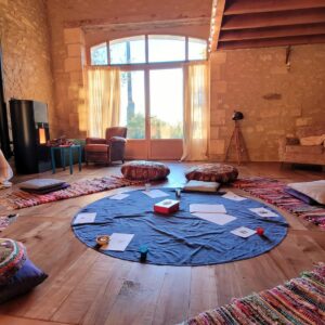 Intérieur du lieu de la retraite